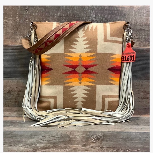 Holy Cow Couture Handbags - Southwestern Fringe Shoulder Bag